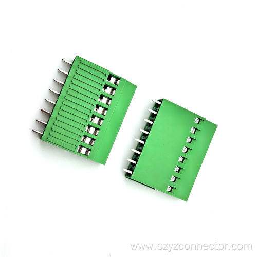 Terminal block screw type green
